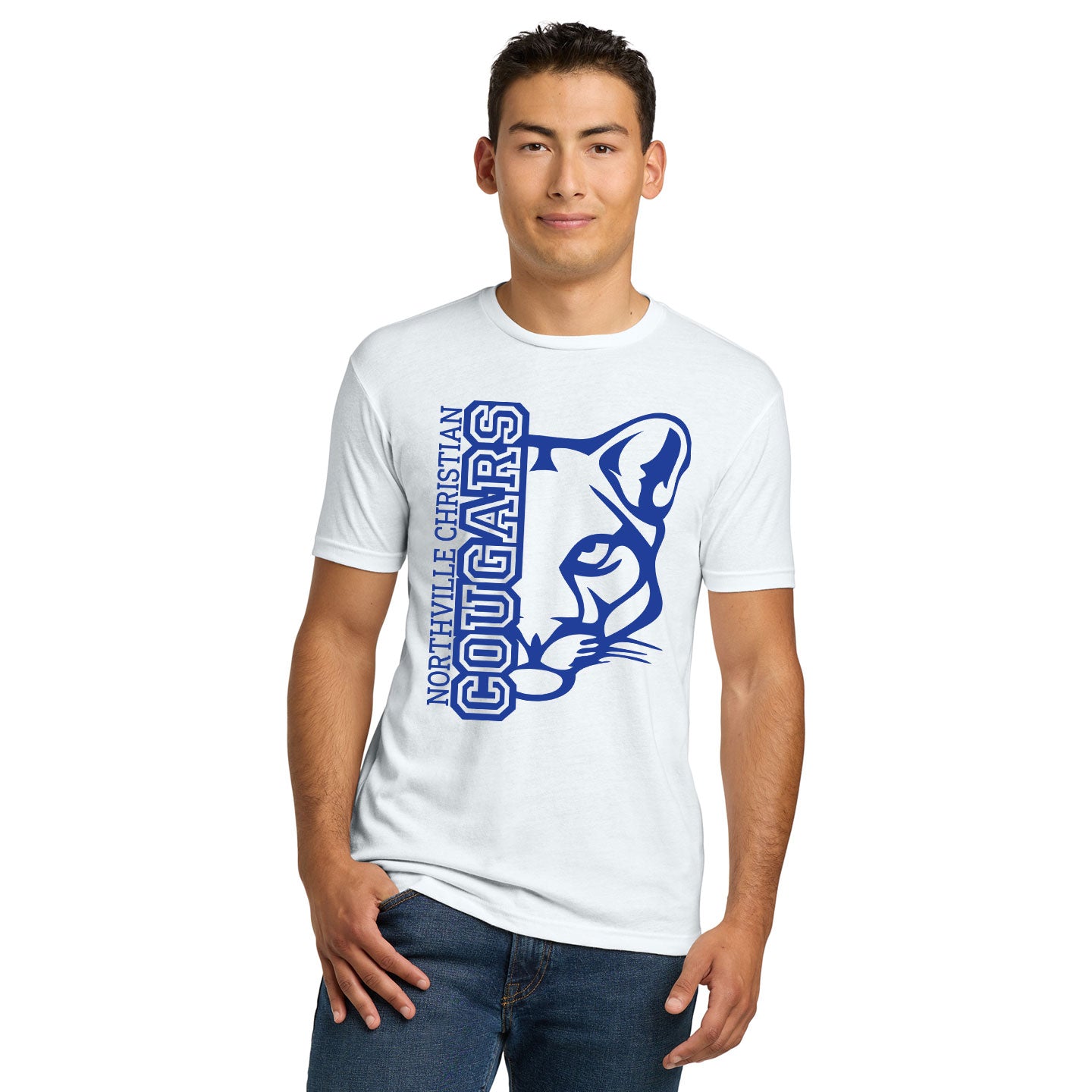 NVCS - Cougar Face Unisex Blend T-Shirt