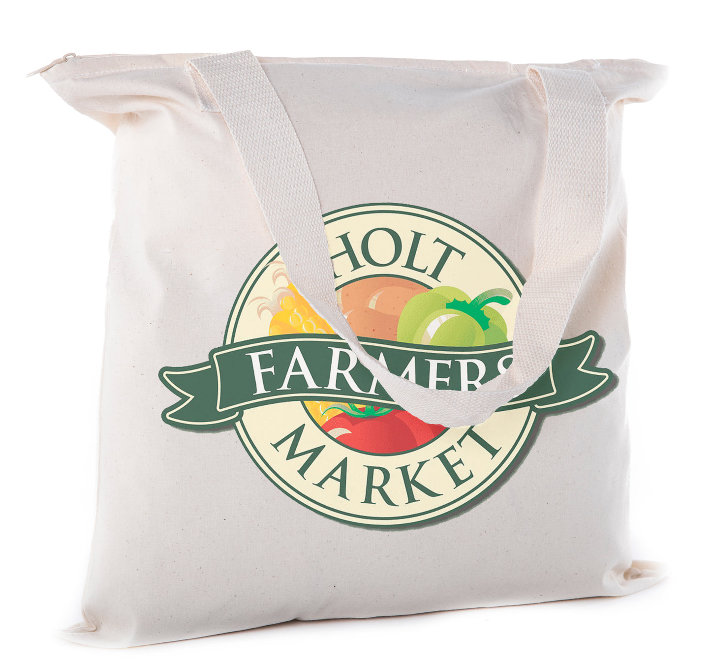 Cotton Canvas Tote Bag With Custom Print