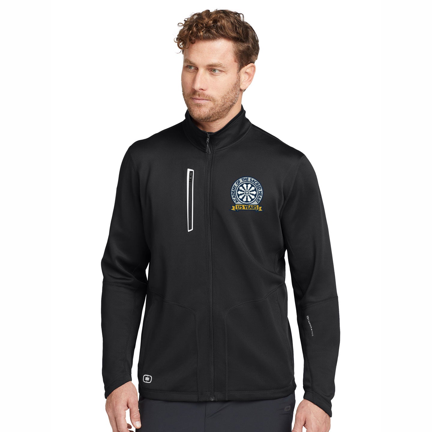 ASH -  Embroidered 175 Years Unisex OGIO Fulcrum Full-Zip Jacket