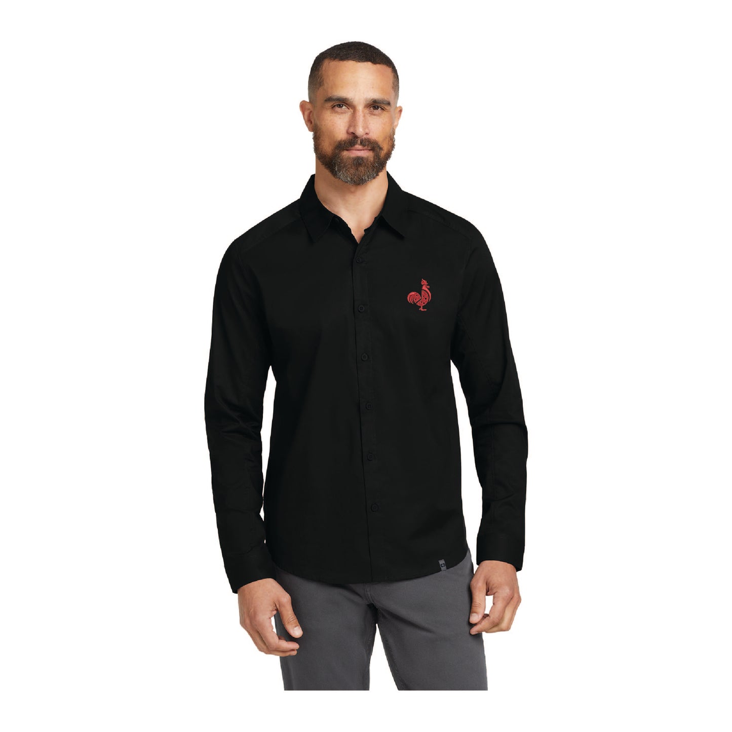 Saroki's Chicken - Embroidered OGIO® Commuter Woven Shirt