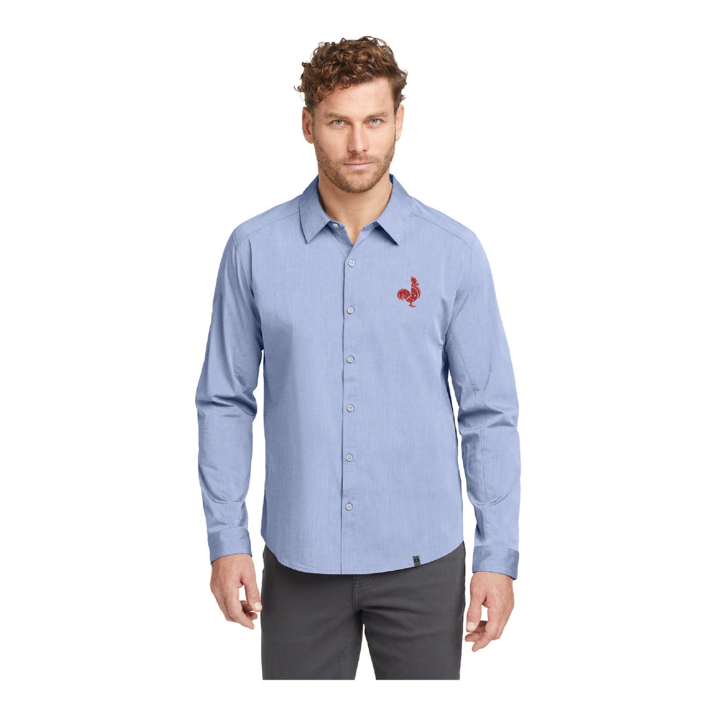 Saroki's Chicken - Embroidered OGIO® Commuter Woven Shirt