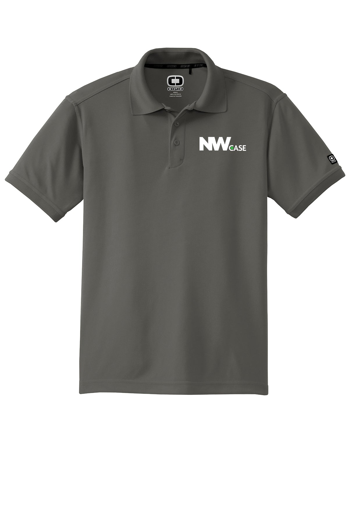 Nationwide Case Embroidered Men's 100% Polyester Caliber 2.0 Polo T-Shirt