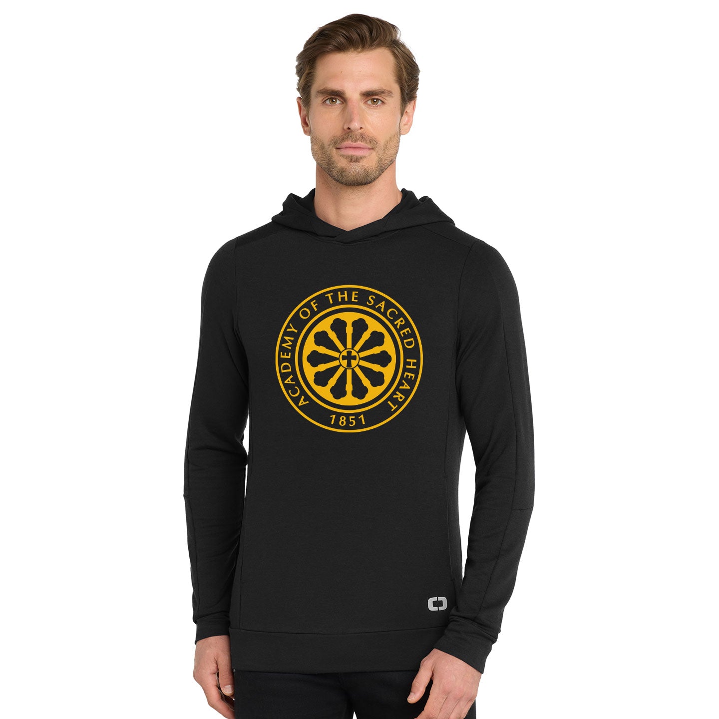 ASH - Printed Rose Window Unisex OGIO Luuma Hoodie