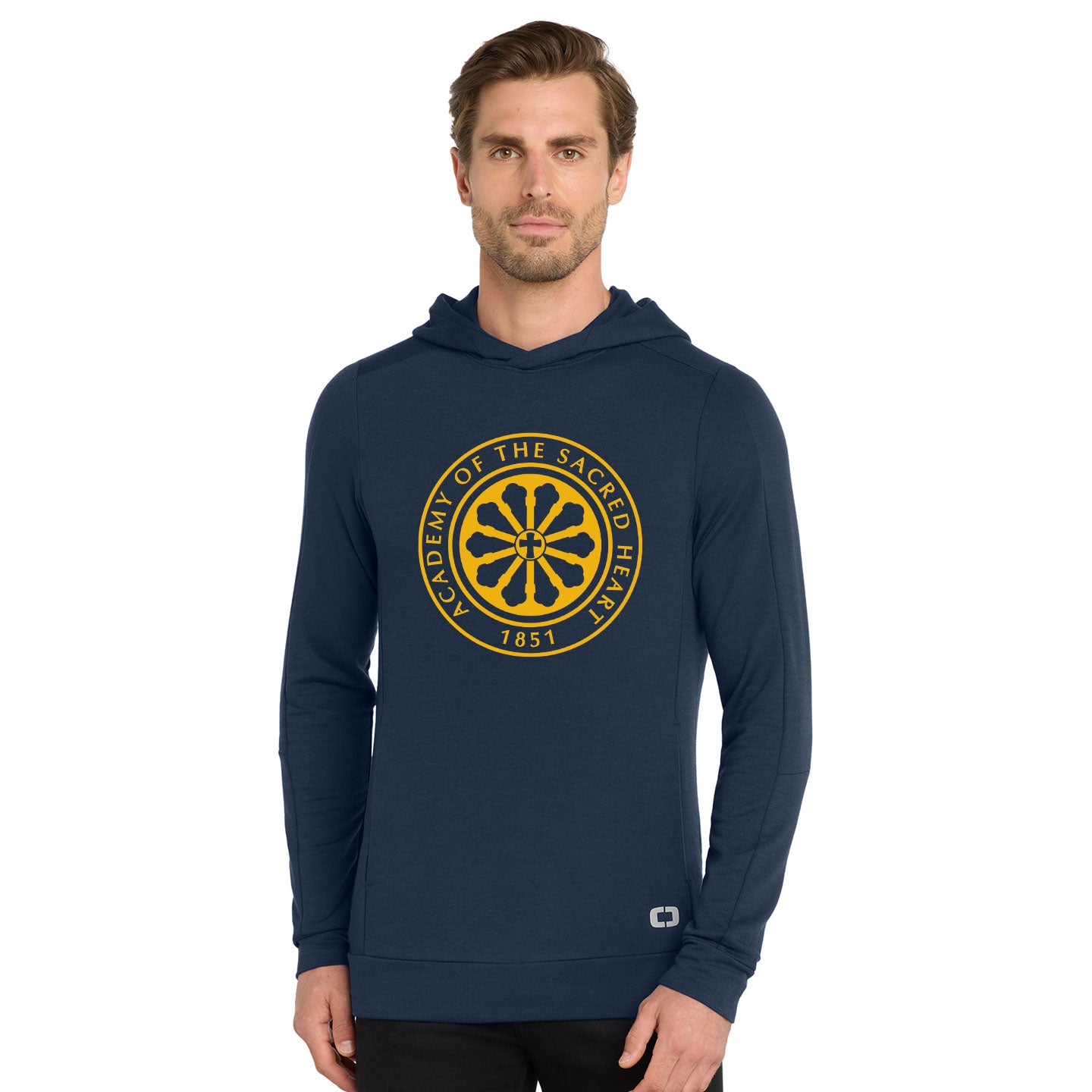 ASH - Printed Rose Window Unisex OGIO Luuma Hoodie
