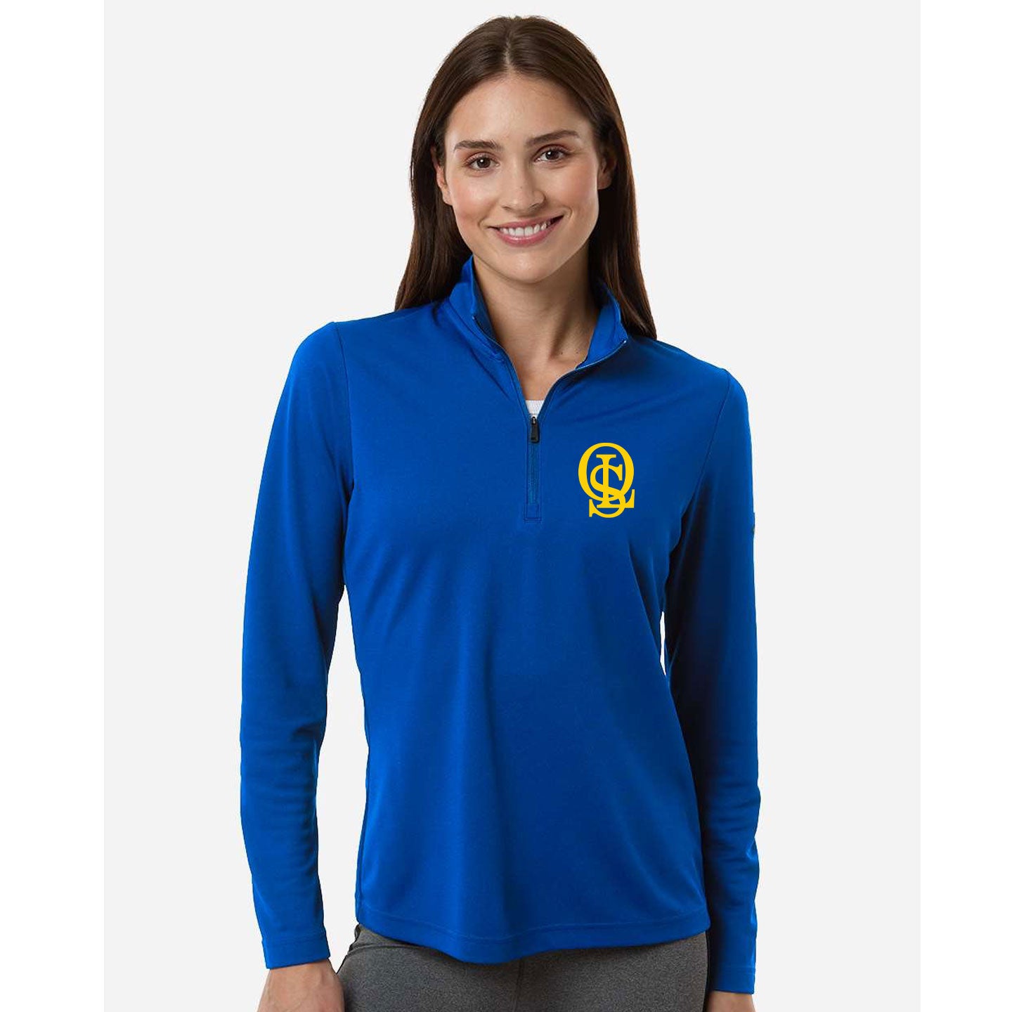 OLS Logo Adidas Women's Lightweight Quarter Zip Pullover