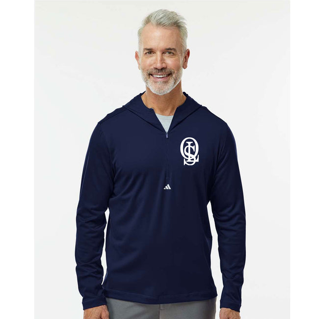 OLS Logo Adidas Lightweight Hooded Quarter-Zip Pullover