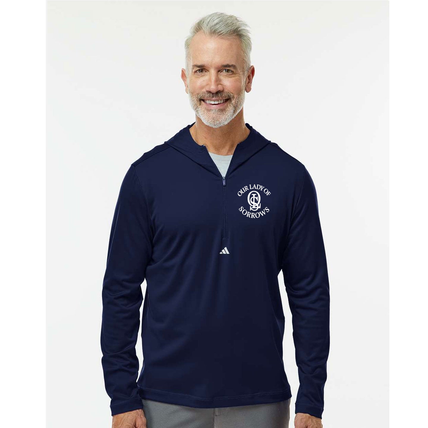 OLS Spirit Mark Adidas Lightweight Hooded Quarter-Zip Pullover