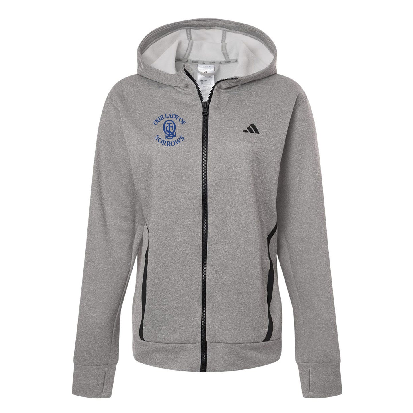 OLS Spirit Mark Adidas Women's Fleece Full-Zip Hooded Sweatshirt