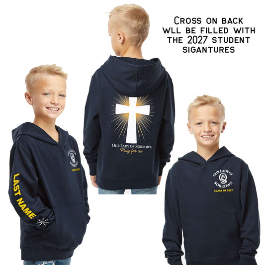 OLS - Kids Class Of 2027 8th Grade Hoodie