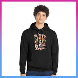 Domino Effect Apparel - Bob Be Genuine Printed Port & Co Pullover Hoodie