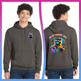 Domino Effect Apparel - In My Trashy Era Printed Port & Co Pullover Hoodie