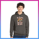 Domino Effect Apparel - Bob Be Genuine Printed Port & Co Pullover Hoodie