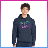 Domino Effect Apparel - Be The Domino Effect Printed Port & Co Pullover Hoodie