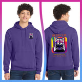 Domino Effect Apparel - Shameless Bob Printed Port & Co Pullover Hoodie