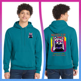 Domino Effect Apparel - Shameless Bob Printed Port & Co Pullover Hoodie