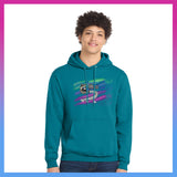 Domino Effect Apparel - Be The Domino Effect Printed Port & Co Pullover Hoodie