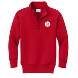 New City School -  Left Chest Circle Embroidery  - Port & Company Youth 1/4 Zip Sweatshirt