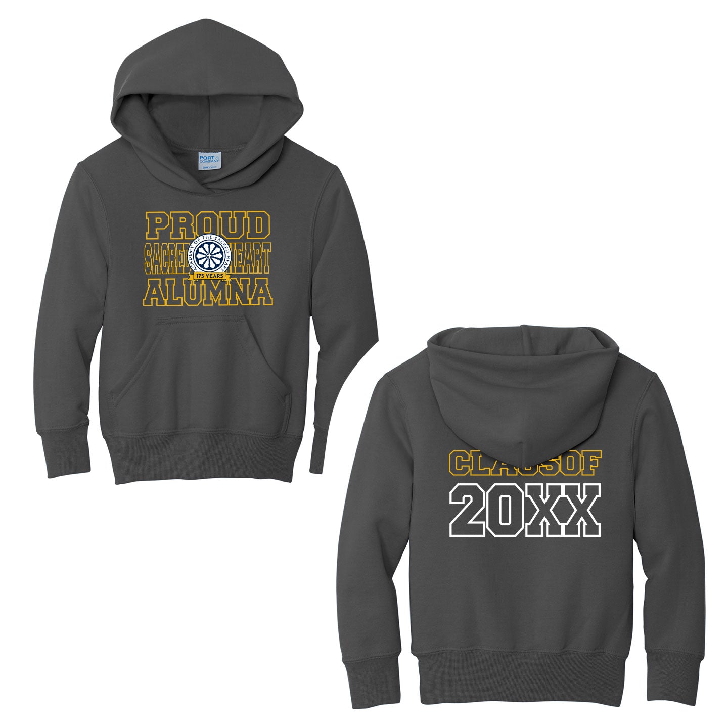 ASH - Printed Proud ASH Family Youth  Port & Co Pullover Hoodie