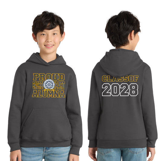 ASH - Printed Proud ASH Family Youth  Port & Co Pullover Hoodie