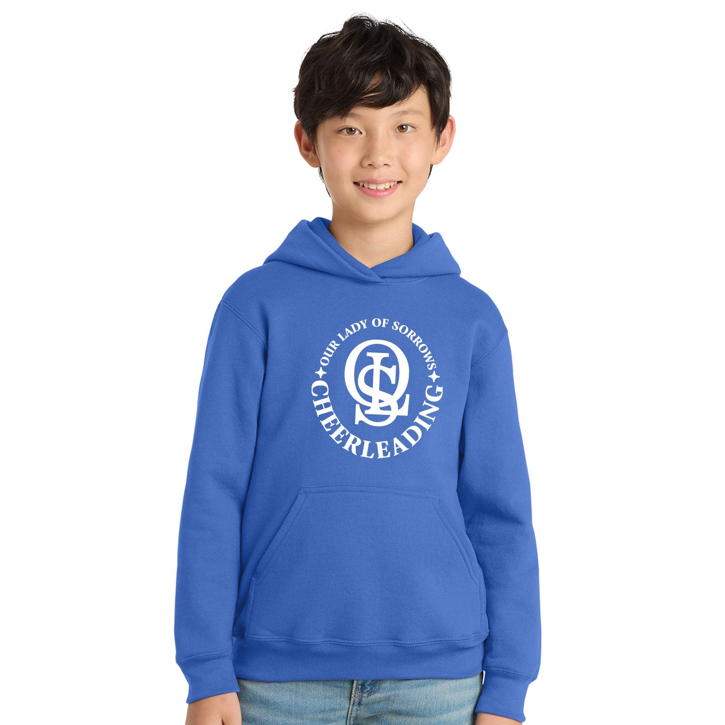 OLS Cheer - Youth Port&Co Core Fleece Pullover Hoodie