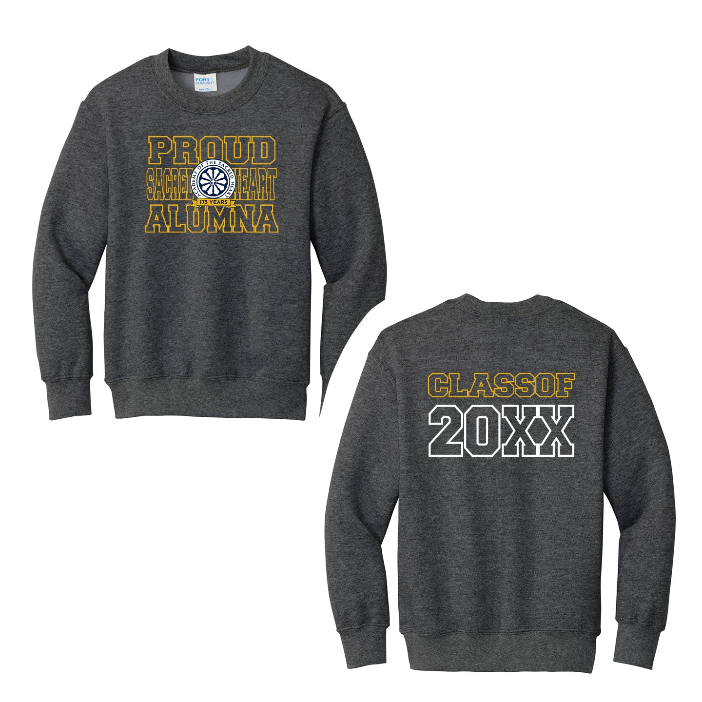 ASH - Printed Proud ASH Family Youth Port & Co Sweatshirt
