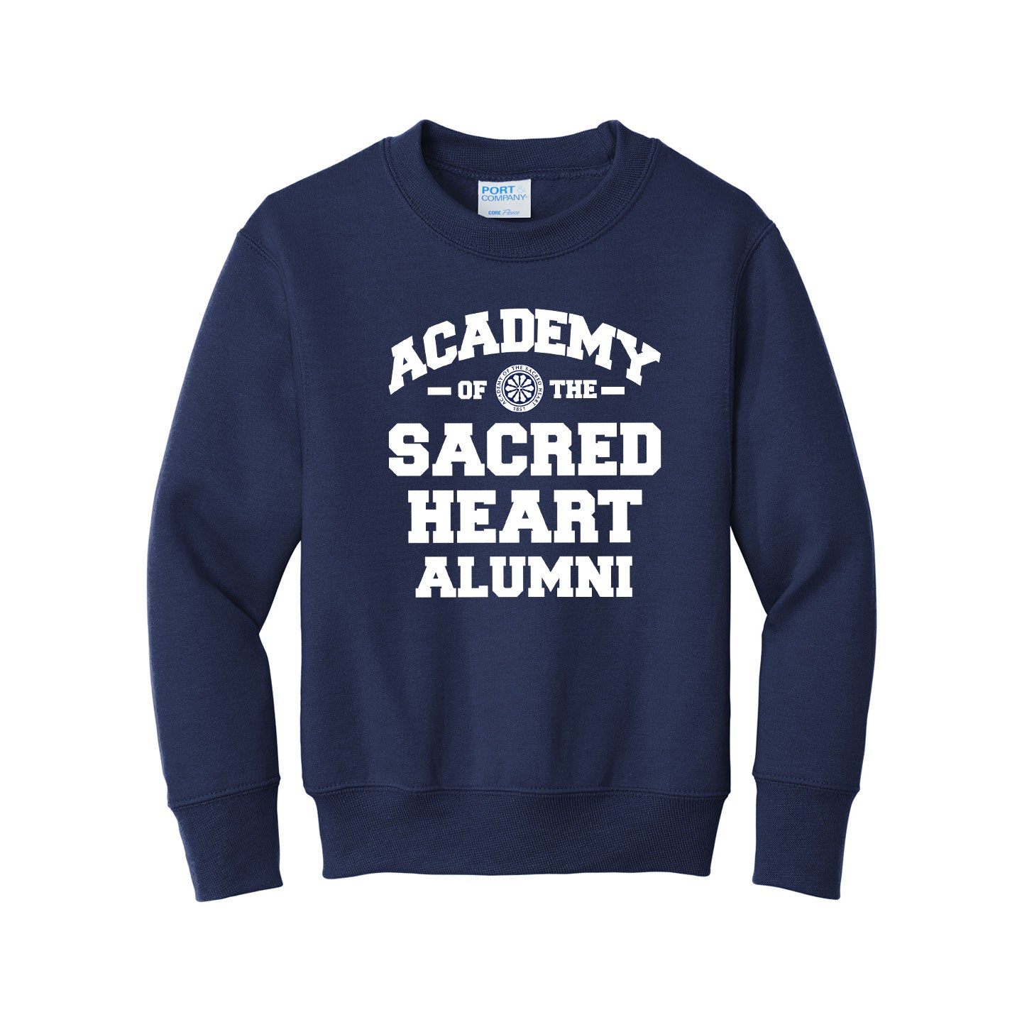 ASH - Printed Athletic ASH Family Youth Port & Co Sweatshirt