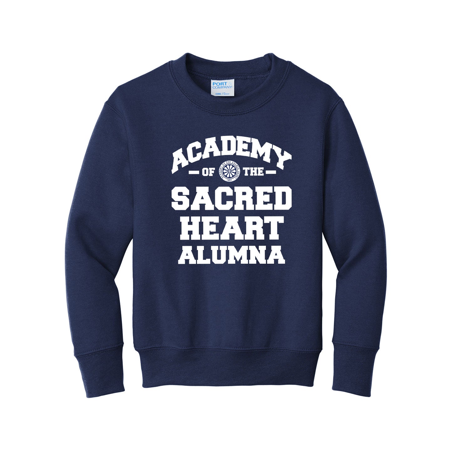 ASH - Printed Athletic ASH Family Youth Port & Co Sweatshirt