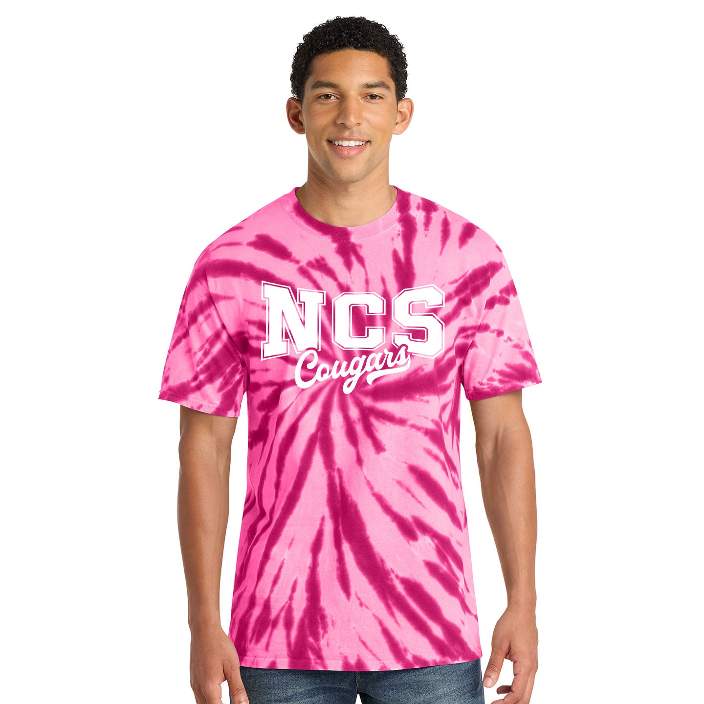 NVCS Northville Christian School Adult  Print Tie Dye Tee
