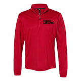 Red Level Adidas - Lightweight Quarter-Zip Pullover Printed