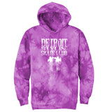 Detroit Stylin' Skate Club - Port & Company® Crystal Tie-Dye Pullover Hoodie Printed