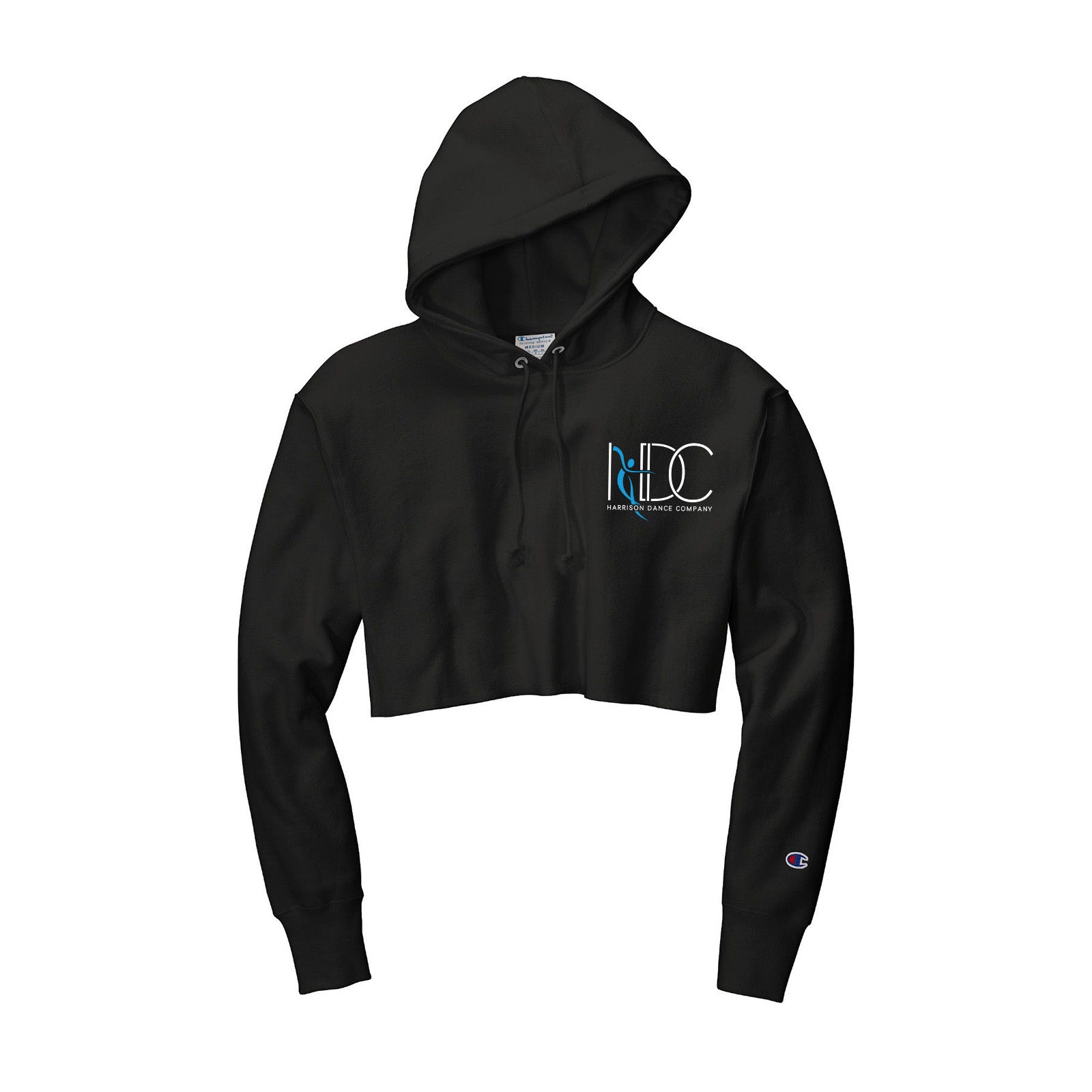 Harrison Dance Company - Champion Women's Reverse Weave Cropped Cut-Off Hooded Sweatshirt