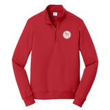 New City School -  Left Chest Circle Embroidery  - Port & Company  1/4 Zip Sweatshirt