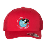 Multi-Lakes Flexfit 110M Trucker Mesh-Back Cap Embroidery