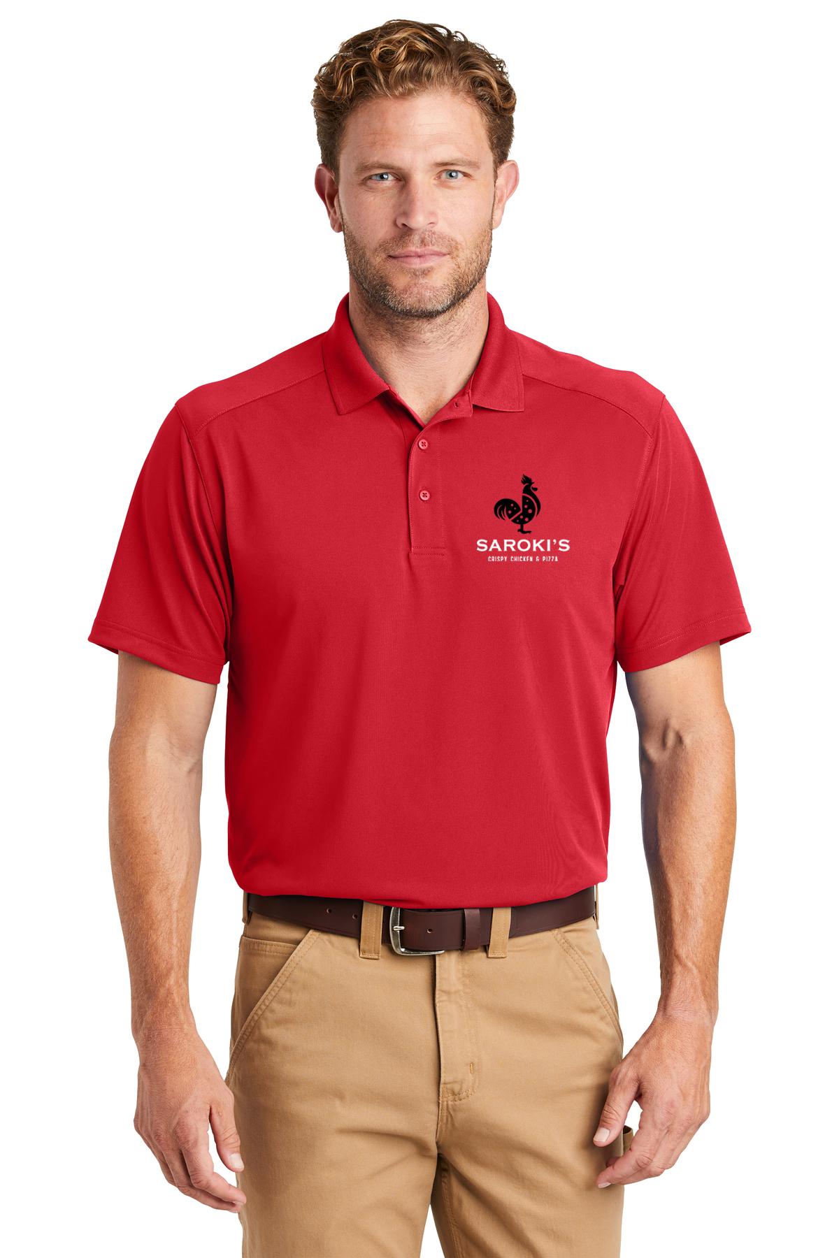 Saroki's Chicken Manager - Printed CornerStone® Select Lightweight Snag-Proof Polo