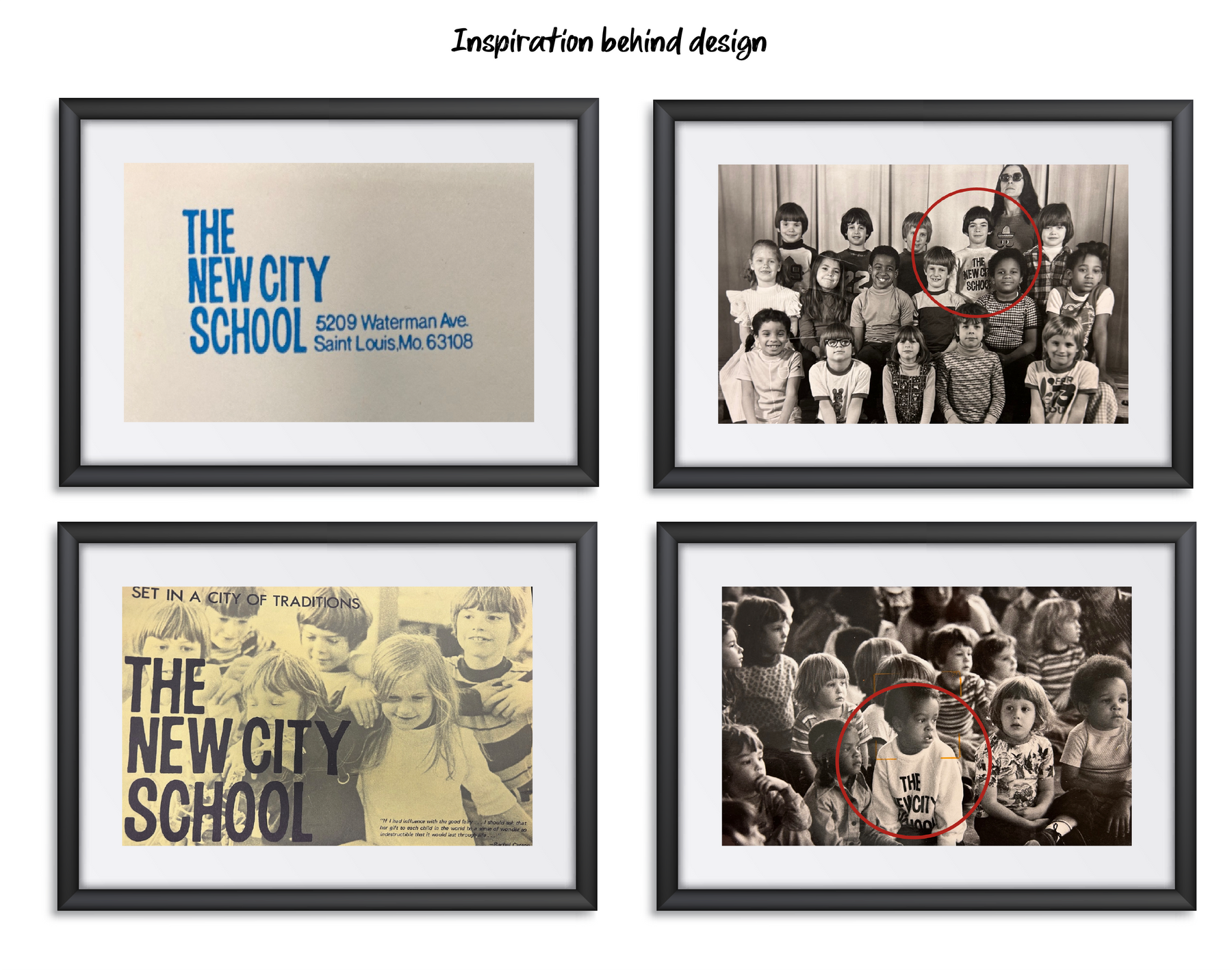 New City School - Stacked Design - Port & Company® Core Fleece Crewneck Sweatshirt