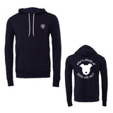 Peace Love and Paws Rescue - Whos Afraid of Little Old Me? Unisex Bella Sponge Fleece Hoodie