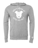 Peace Love and Paws Rescue - Whos Afraid of Little Old Me? Unisex Bella Sponge Fleece Hoodie