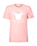 Peace Love and Paws Rescue - Whos Afraid of Little Old Me? Unisex Bella Triblend Shirt