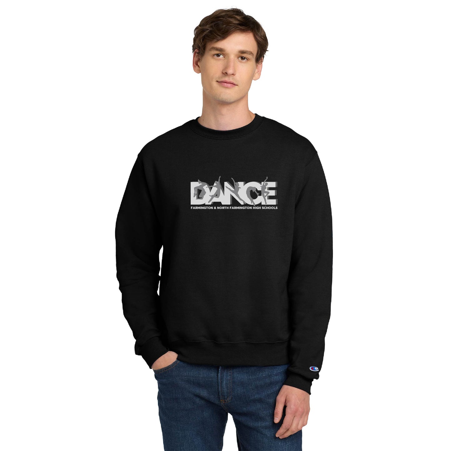 Farmington Hills High School Dance Program - Powerblend Cotton/Polyester Men's Crewneck Sweatshirt