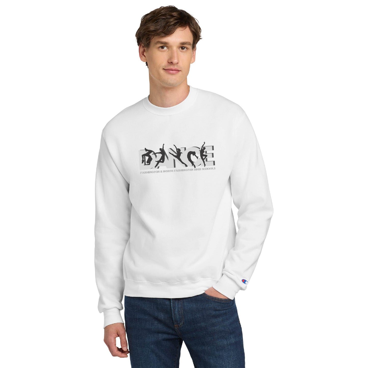 Farmington Hills High School Dance Program - Powerblend Cotton/Polyester Men's Crewneck Sweatshirt