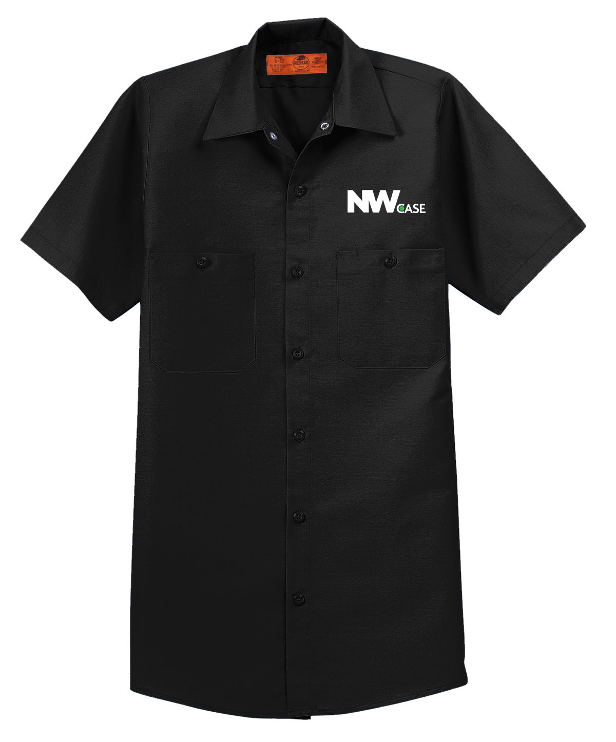 Nationwide Case Embroidered Red Kap® Long Size, Short Sleeve Industrial Work Shirt