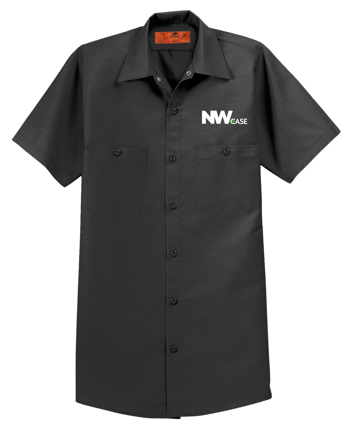 Nationwide Case Embroidered Red Kap® Long Size, Short Sleeve Industrial Work Shirt