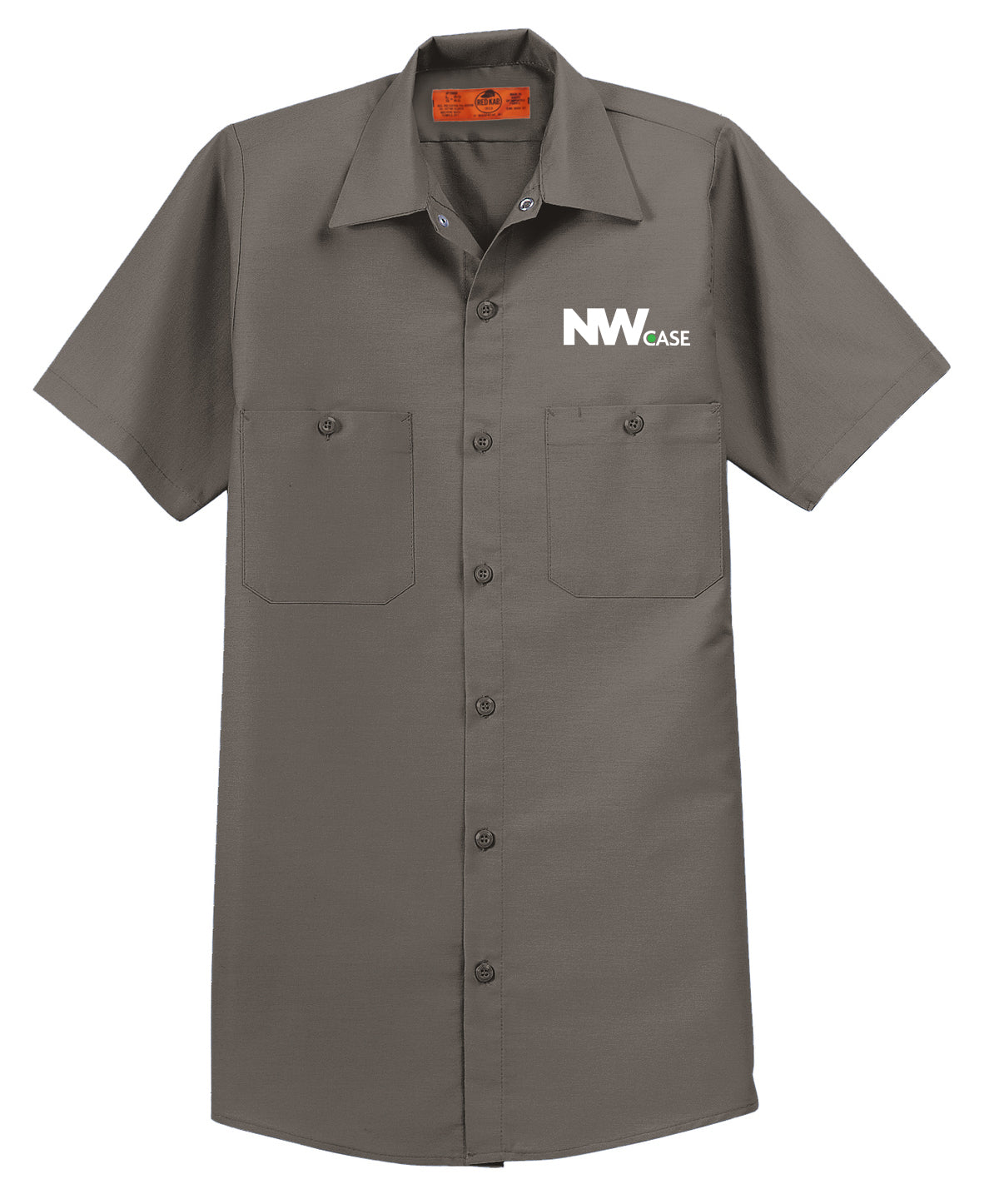 Nationwide Case Embroidered Red Kap® Long Size, Short Sleeve Industrial Work Shirt