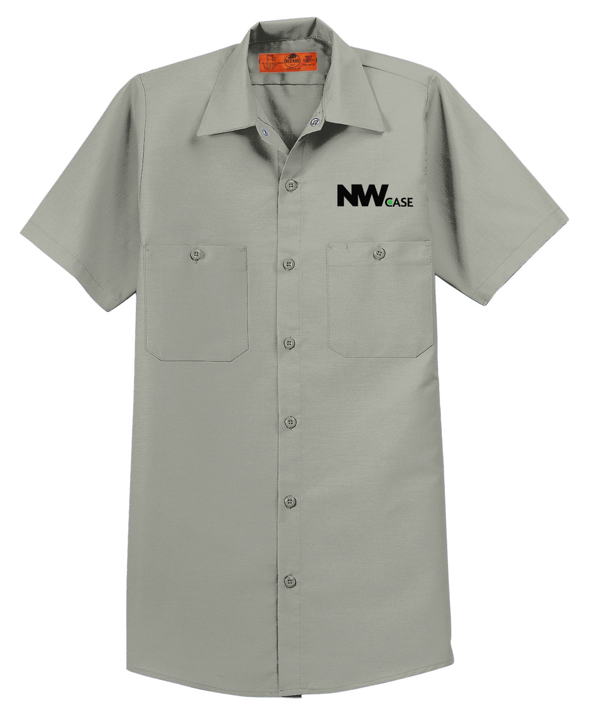 Nationwide Case Embroidered Red Kap® Long Size, Short Sleeve Industrial Work Shirt