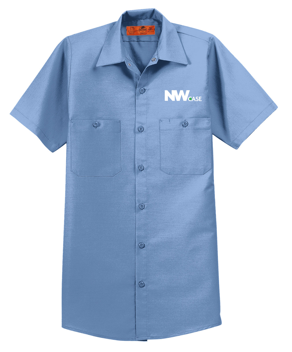 Nationwide Case Embroidered Red Kap® Long Size, Short Sleeve Industrial Work Shirt