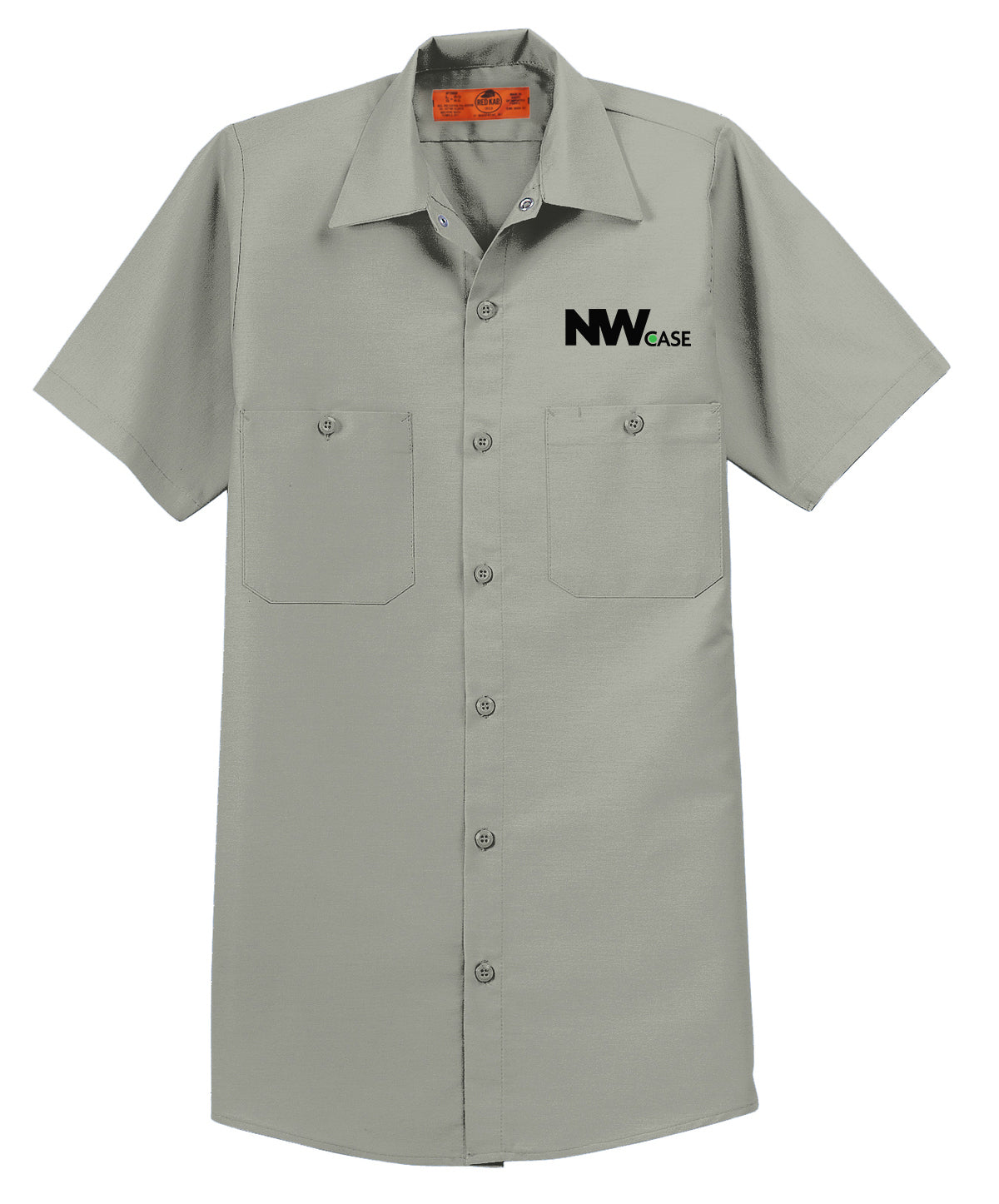 Nationwide Case Embroidered Red Kap® Short Sleeve Industrial Work Shirt