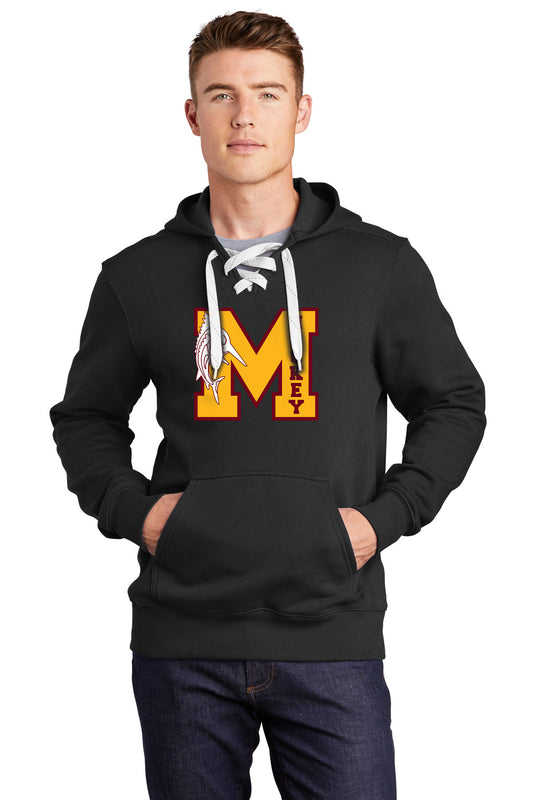 Mercy High School - Hockey - Sport-Tek® Lace Up Pullover Hooded Sweatshirt