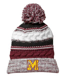 Mercy High School - Hockey - Sport-Tek® Pom Pom Team Beanie Embroidery