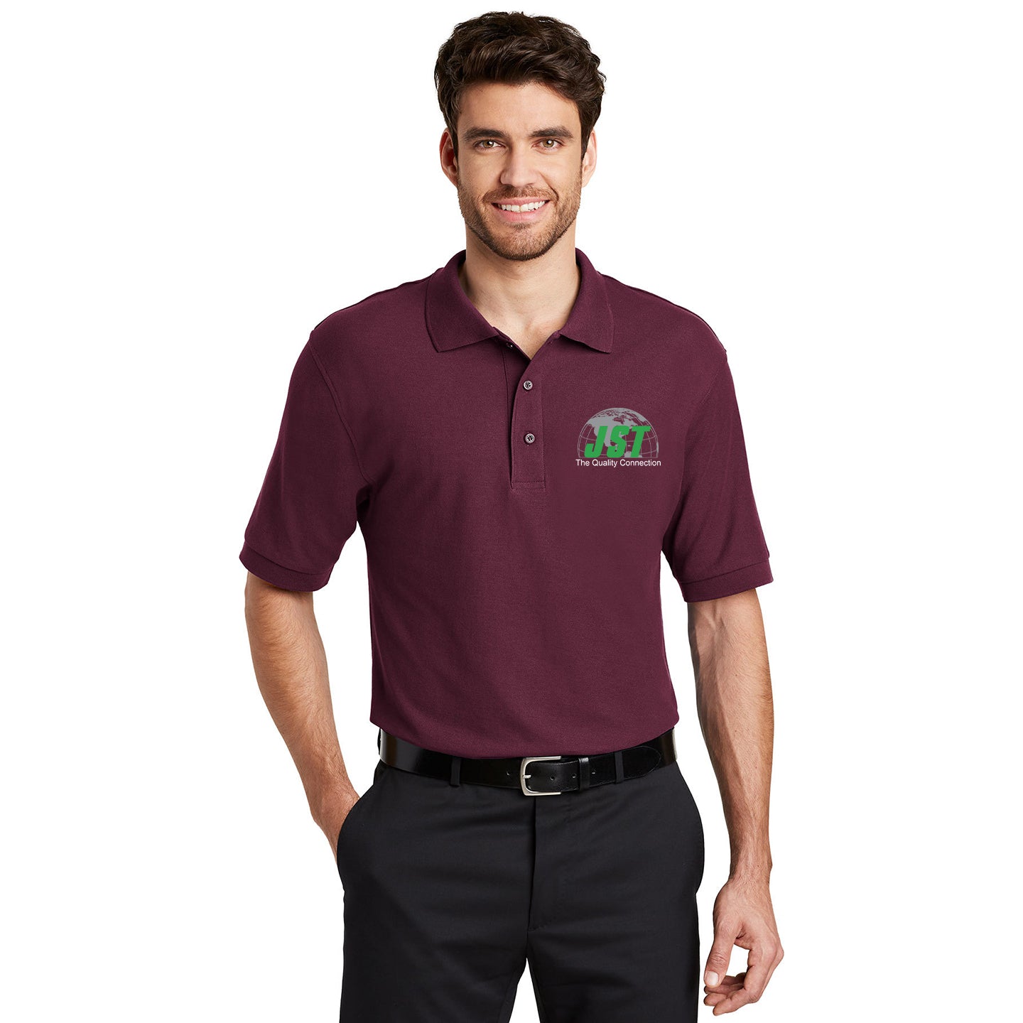 JST - Port Authority Tall Silk Touch Embroidered Polo