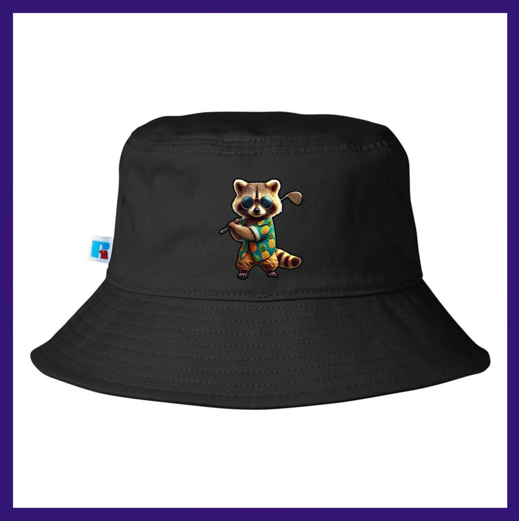Domino Effect Apparel - Russell Athletic Core Bucket Hat - Printed